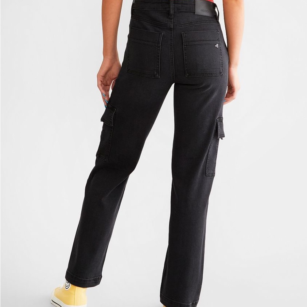 Hidden Black Cargo Pants - Picture 3 of 6